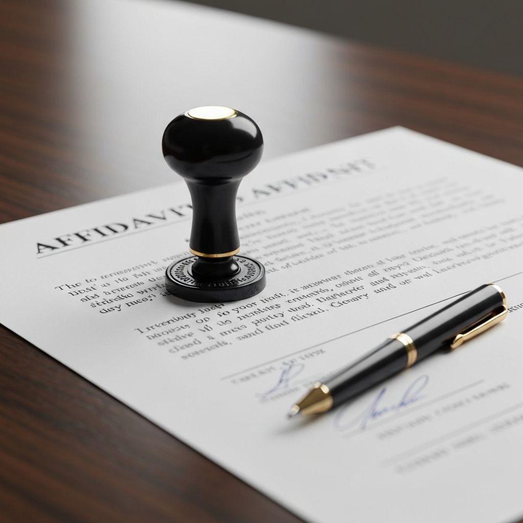 Affidavit & Oath Notarization