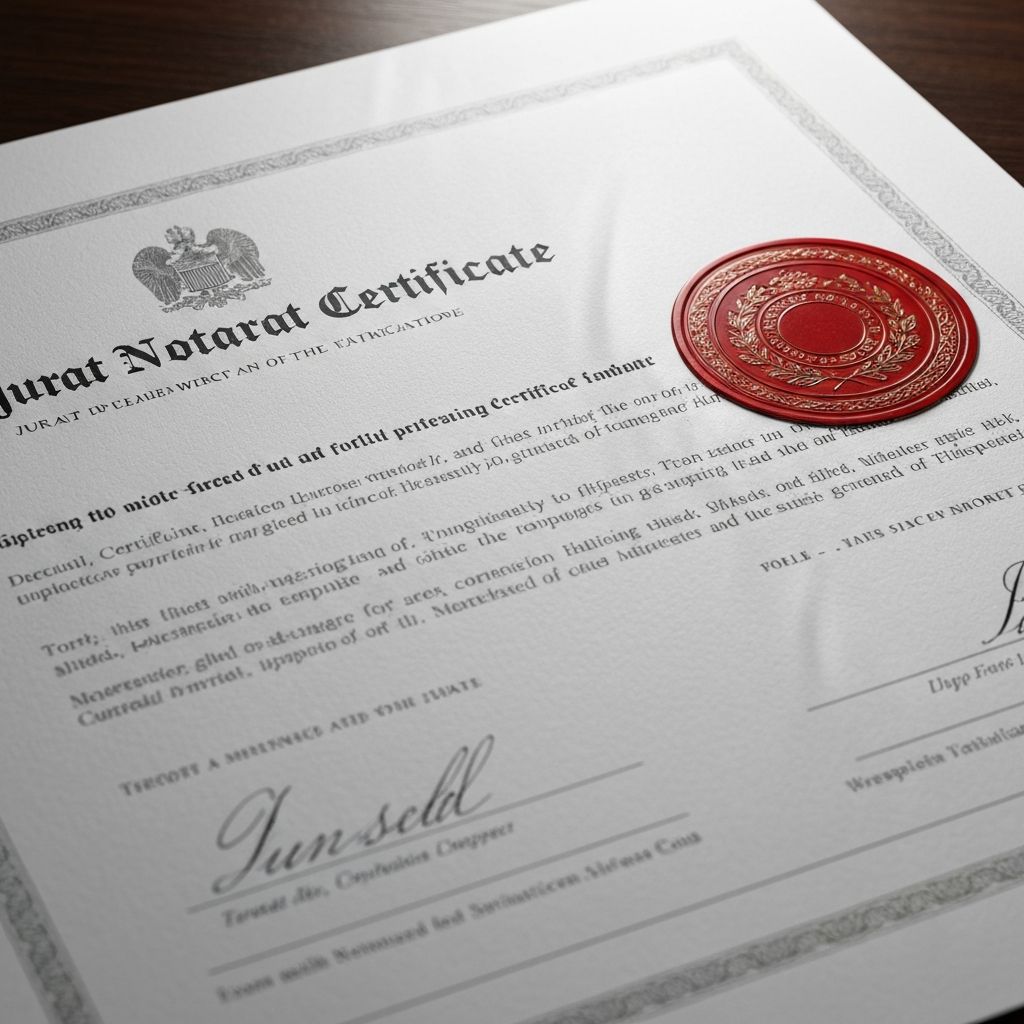 Jurat Notary Acknowledgments